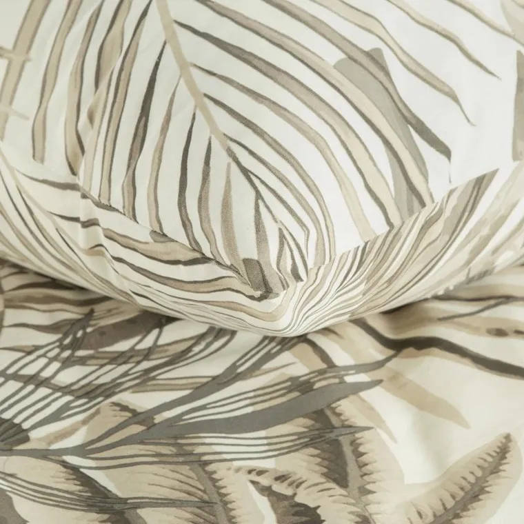 Eurofirany, komplet pościeli bawełnianej, Nina, 160-200 cm, beżowy