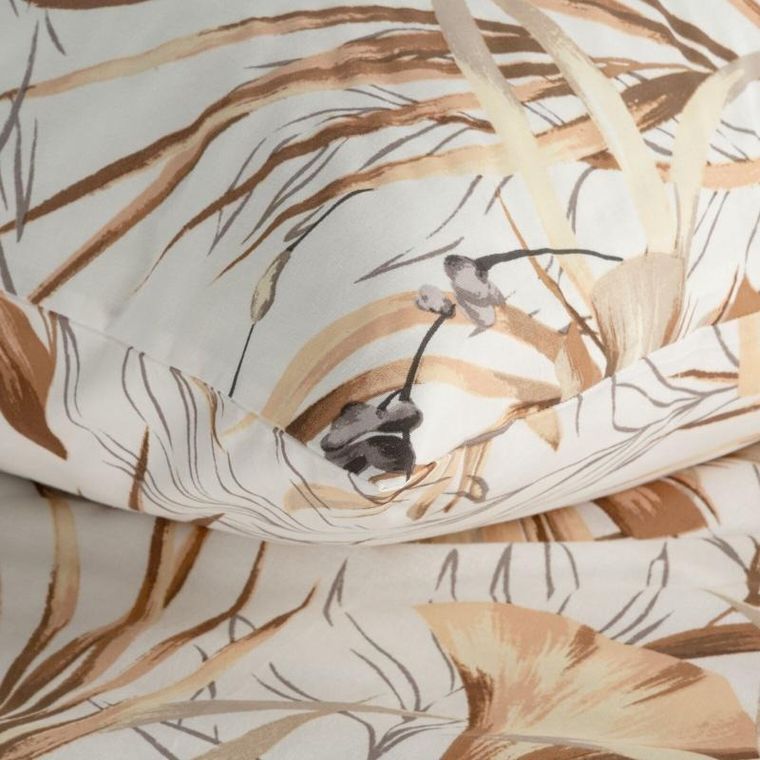 Eurofirany, komplet pościeli bawełnianej, Pola, 140-200 cm, biały