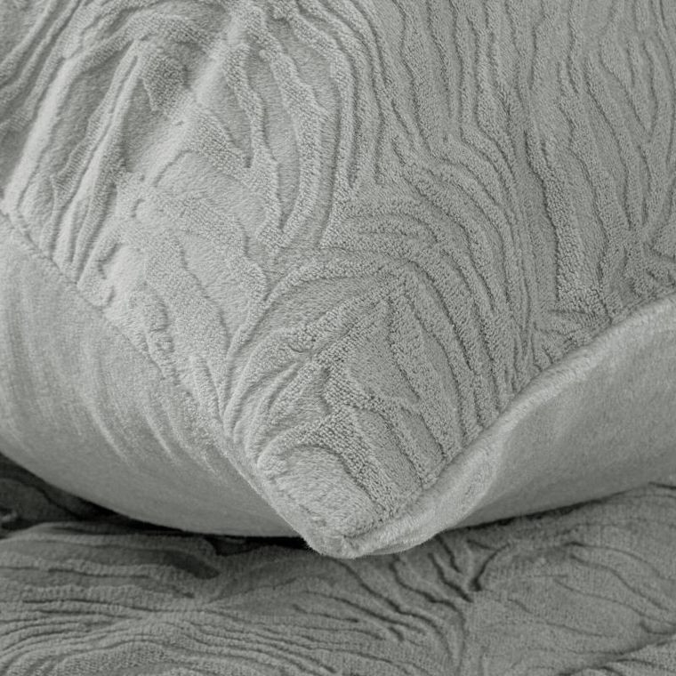 Eurofirany, komplet pościeli flano, srebrny, 220-200 cm