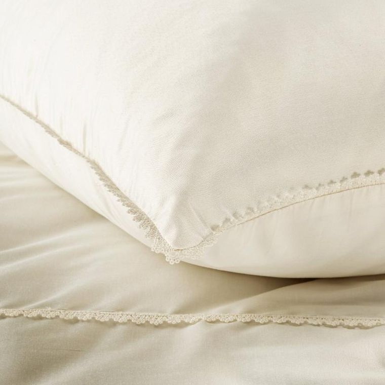 Eurofirany, komplet pościeli, Linda, 220-200 cm, kremowy