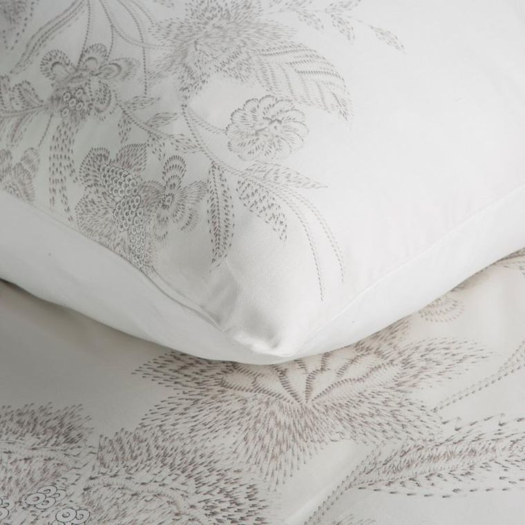 Eurofirany, komplet pościeli satynowej premium, 140-200 cm, biały