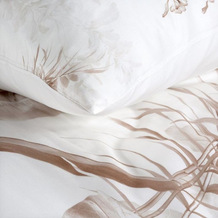 Eurofirany, komplet pościeli satynowej premium, 140-200 cm, biały