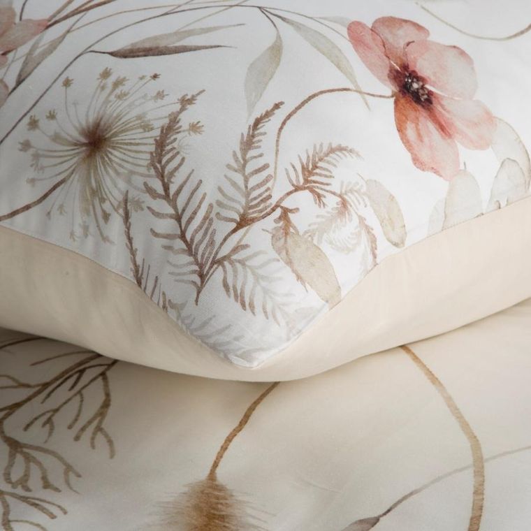 Eurofirany, komplet pościeli satynowej premium, 160-200 cm, biały