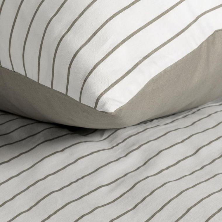 Eurofirany, komplet pościeli satynowej, Raya, 160-200 cm, biały