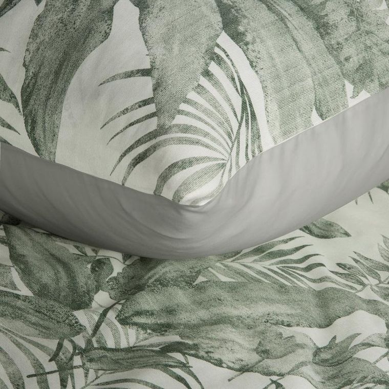 Eurofirany, komplet pościeli satynowej, spring, 160-200 cm, miętowy