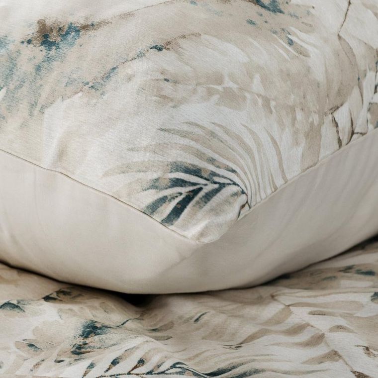 Eurofirany, komplet pościeli satynowej, Spring 82, 140-200 cm, beżowy