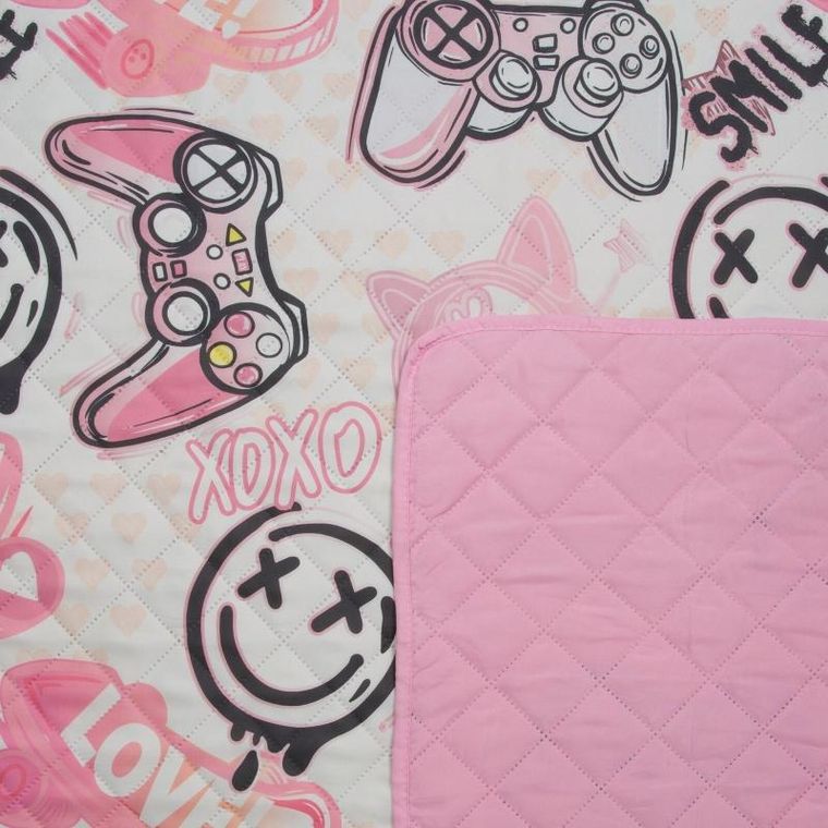 Eurofirany, narzuta d91 kid, biały, 170-210 cm