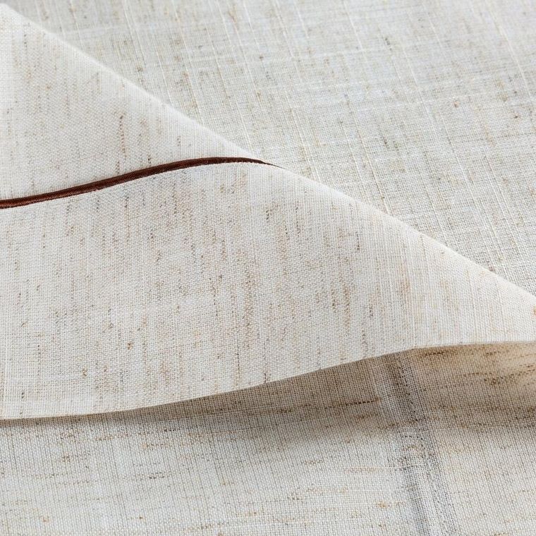 Eurofirany, obrus Natu, 140-180 cm, naturalny