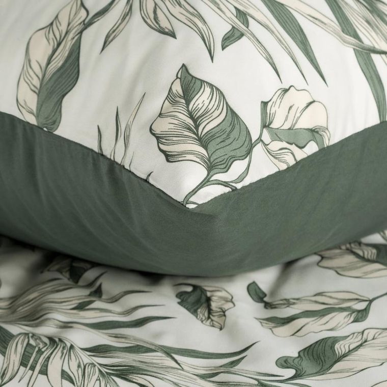 Eurofirany, pościel d91 Donna, 160-200 cm, zielony