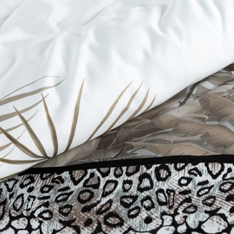 Eurofirany, pościel Eva, 220-200 cm, stalowy