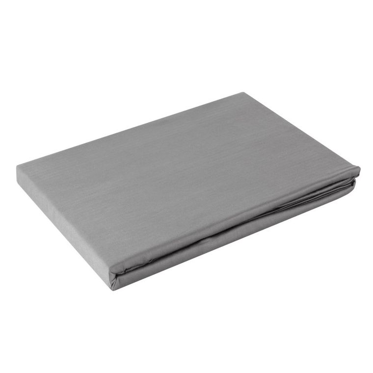 Eurofirany, prześcieradło Nova, 180-210 cm, stalowy