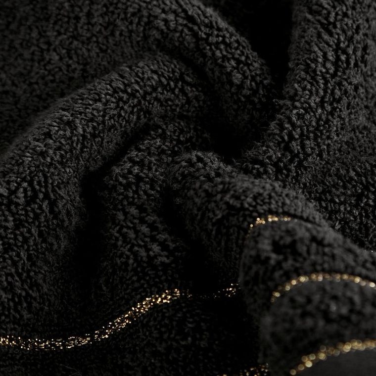 Eurofirany, ręcznik Nadine, 30-50 cm, czarny