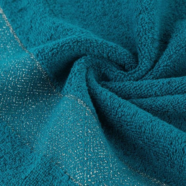 Eurofirany, ręcznik Nessy, 70-140 cm, ciemnoturkusowy