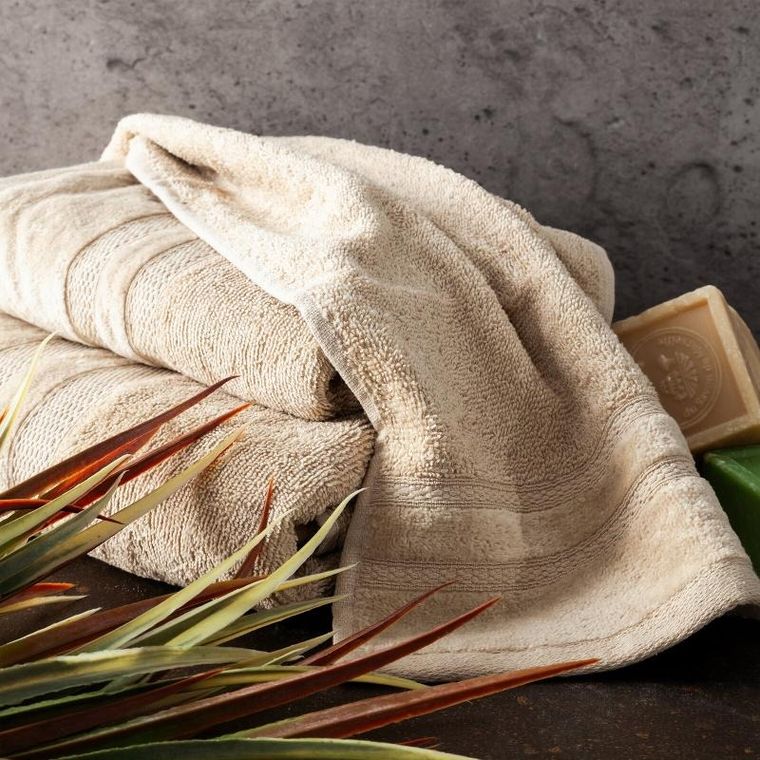 Eurofirany, ręcznik Porto, 30-50 cm, srebrny