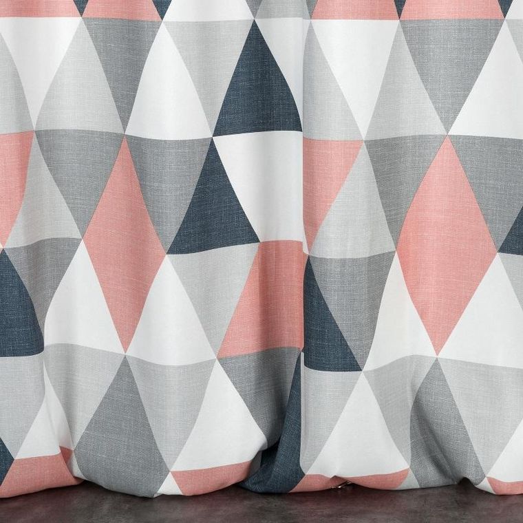 Eurofirany, zasłona gotowa, Adina, 140-250 cm, ciemnoróżowy