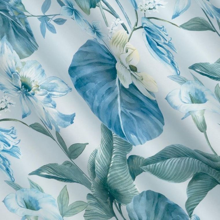 Eurofirany, zasłona gotowa, Alia, 140-250 cm, niebieski