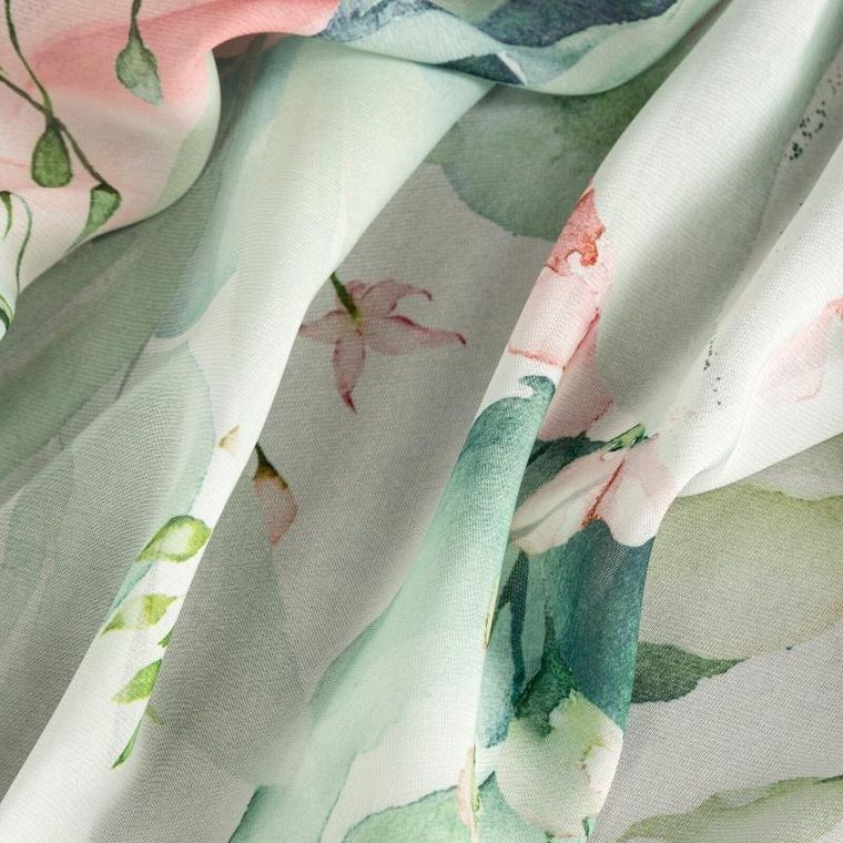 Eurofirany, zasłona gotowa, Alora, 135-250 cm, biały