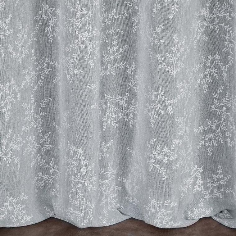 Eurofirany, zasłona gotowa, Amber, 140-250 cm, szary