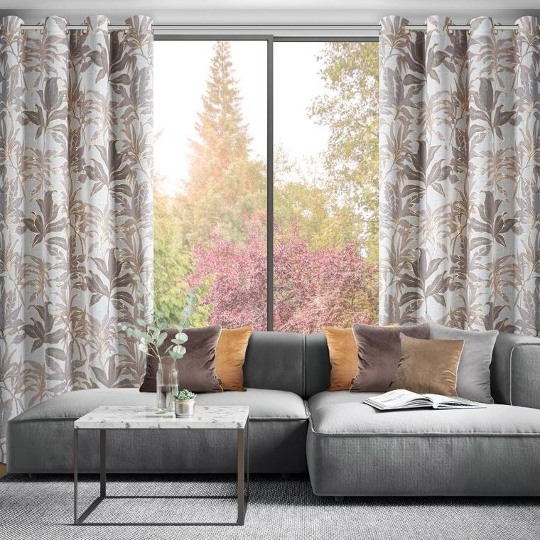 Eurofirany, zasłona gotowa, Aneli, 135-250 cm, biały