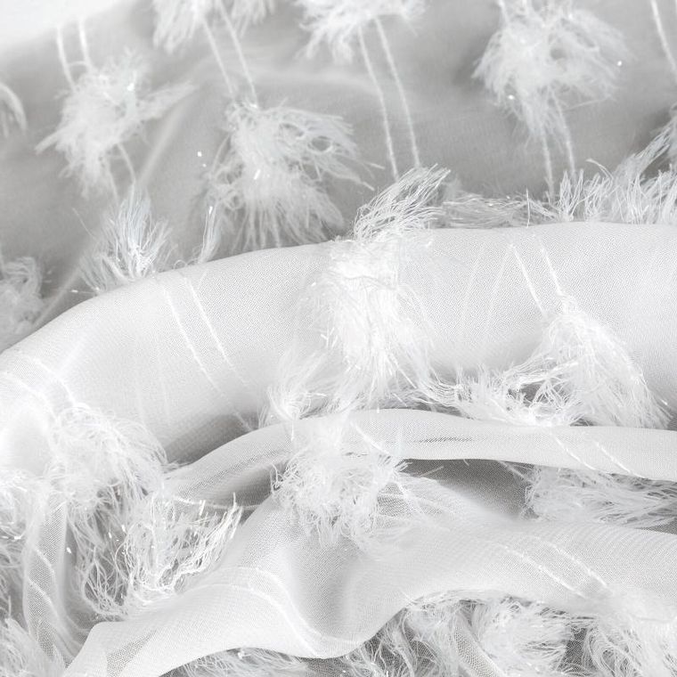 Eurofirany, zasłona gotowa, Aurelia, 135-250 cm, biały