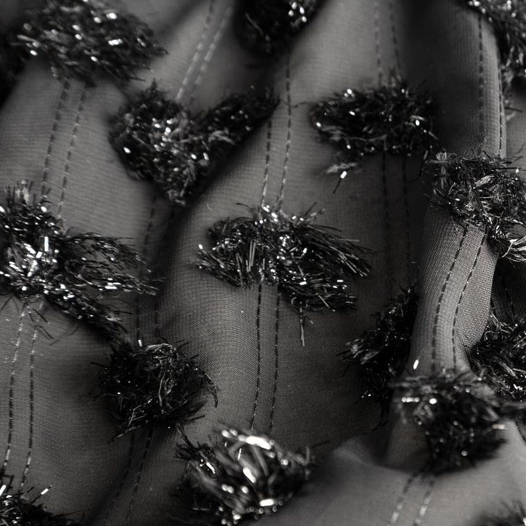 Eurofirany, zasłona gotowa, Aurelia, 135-250 cm, czarny