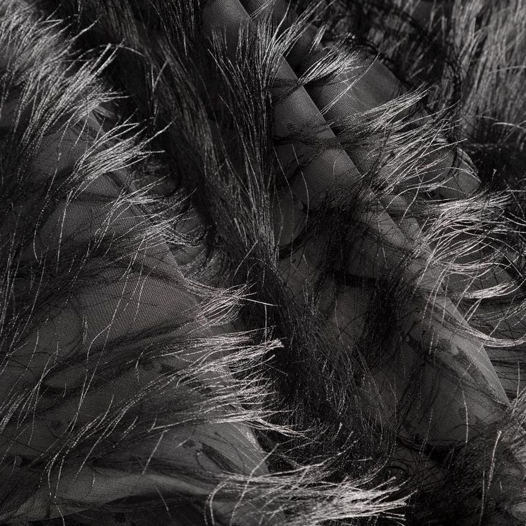 Eurofirany, zasłona gotowa, Aurora, 140-250 cm, czarny