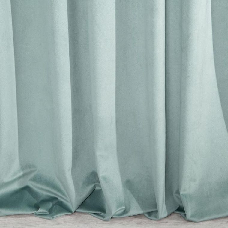 Eurofirany, zasłona gotowa Aurora na taśmie, 140-270 cm, morski