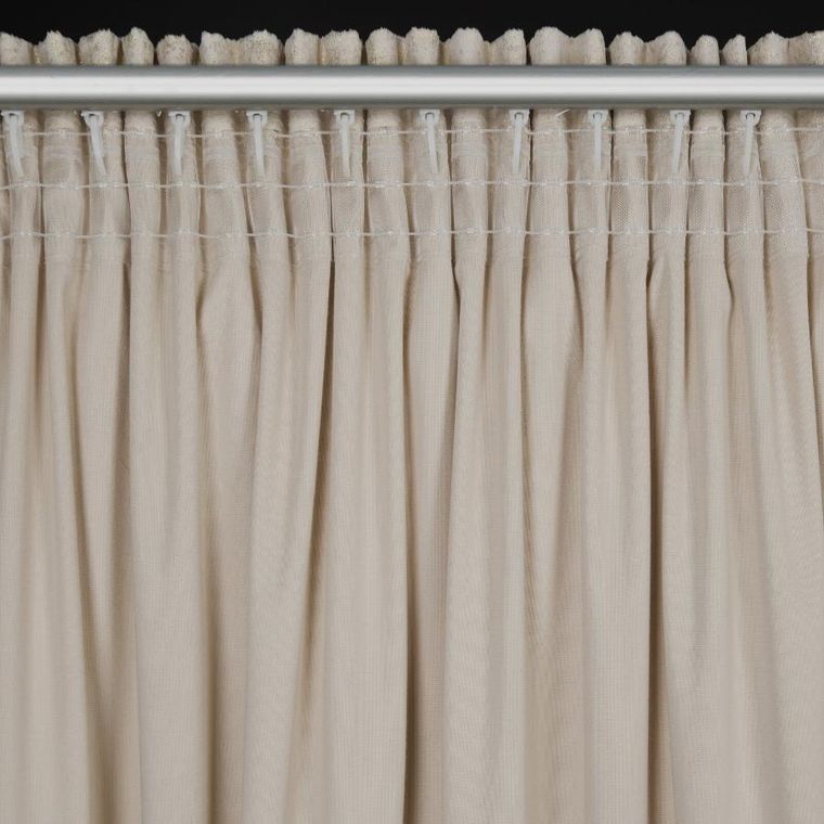 Eurofirany, zasłona gotowa, Avena, na taśmie, 135-270 cm, kremowy