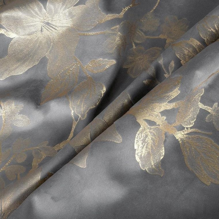 Eurofirany, zasłona gotowa, Celia, na taśmie, 140-270 cm, stalowy