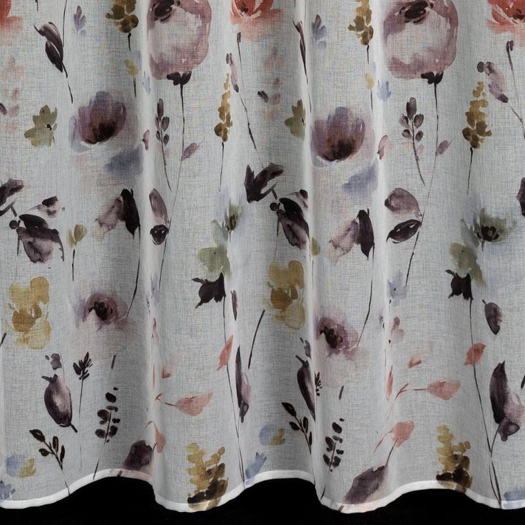 Eurofirany, zasłona gotowa d91 Lavin, 140-250 cm, biały