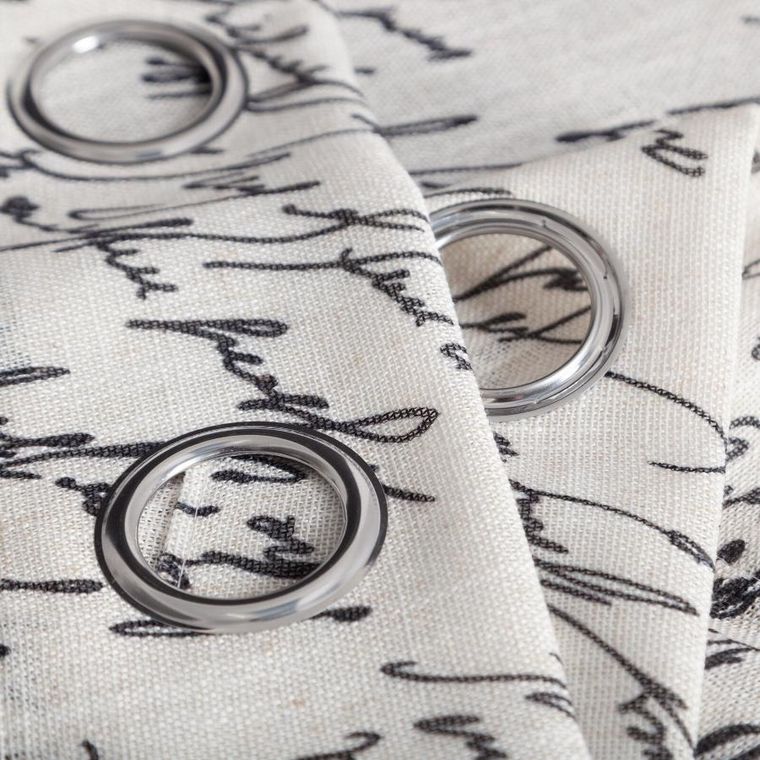 Eurofirany, zasłona gotowa Edith, 140-250 cm, naturalny