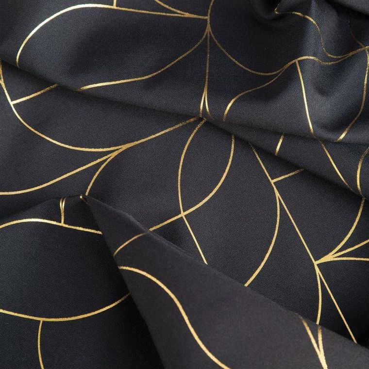 Eurofirany, zasłona gotowa, Evi, 140-250 cm, czarny