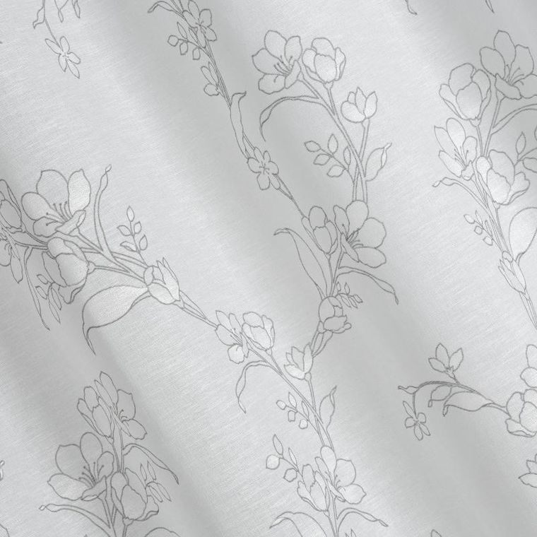 Eurofirany, zasłona gotowa Fiore, 140-250 cm, biały