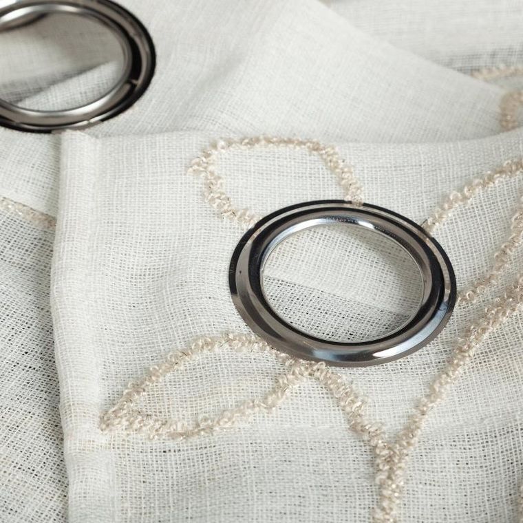 Eurofirany, zasłona gotowa, Ilena, 140-250 cm, biały