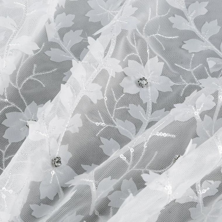 Eurofirany, zasłona gotowa, Inga, 140-250 cm, biały