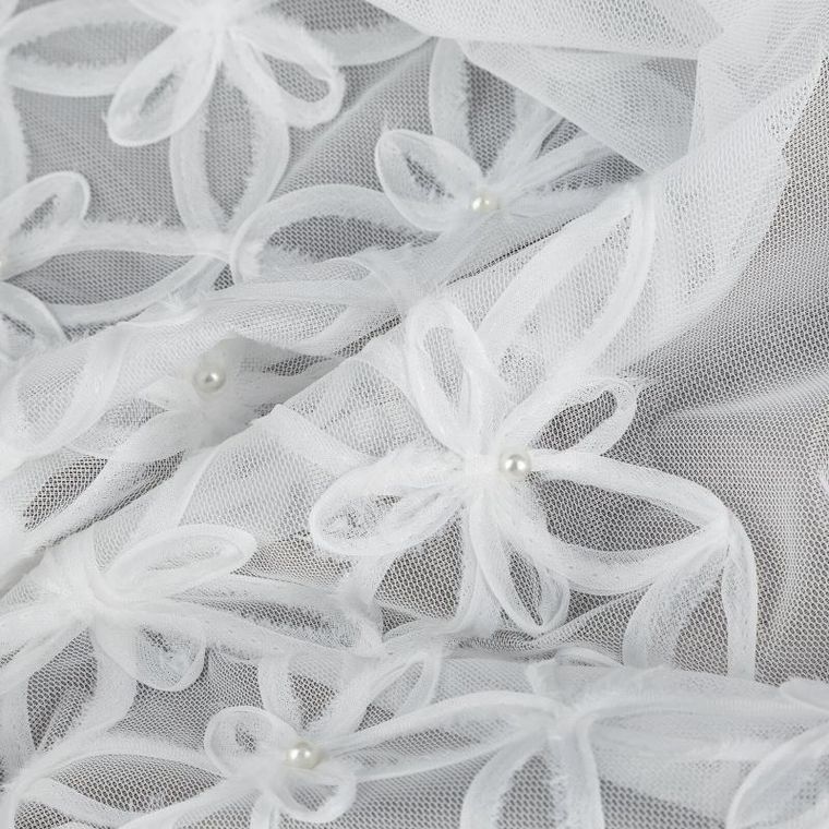 Eurofirany, zasłona gotowa liwia, 140-250 cm, biały