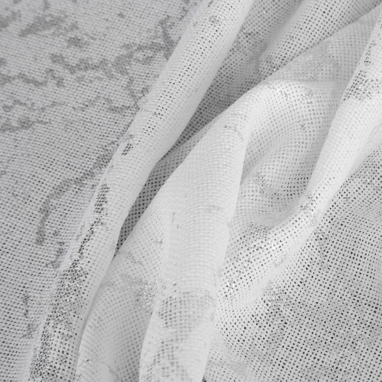 Eurofirany, zasłona gotowa, Marlene, na taśmie, 140-270 cm, biały