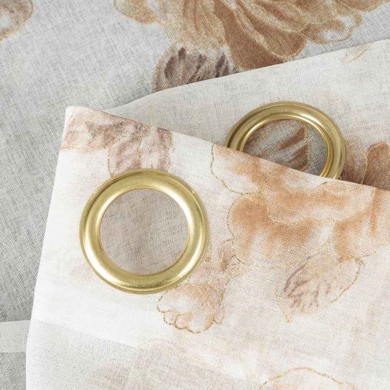 Eurofirany, zasłona gotowa, Mela, 140-250 cm, biały