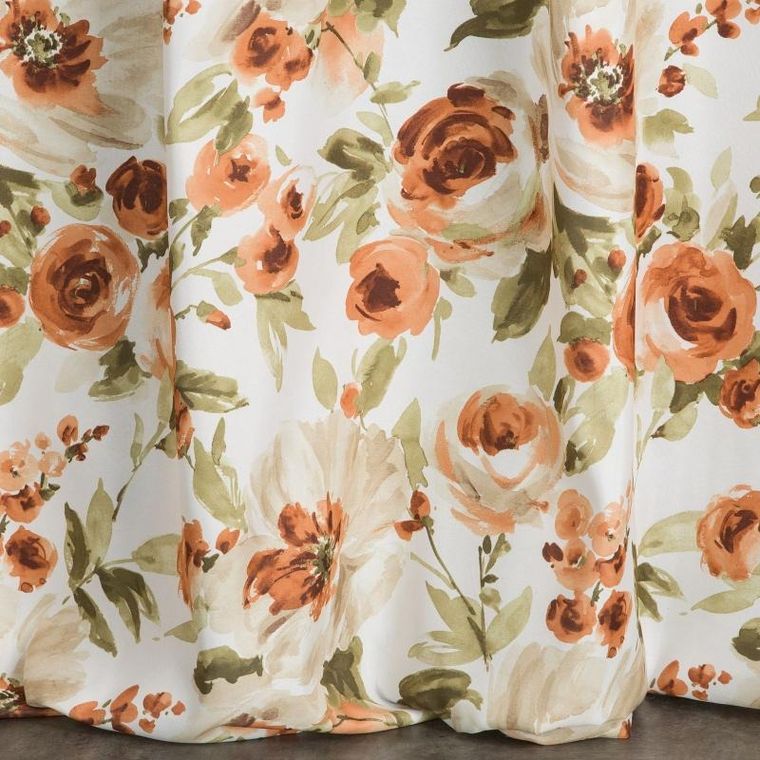 Eurofirany, zasłona gotowa, Mila, 140-250 cm, rudy