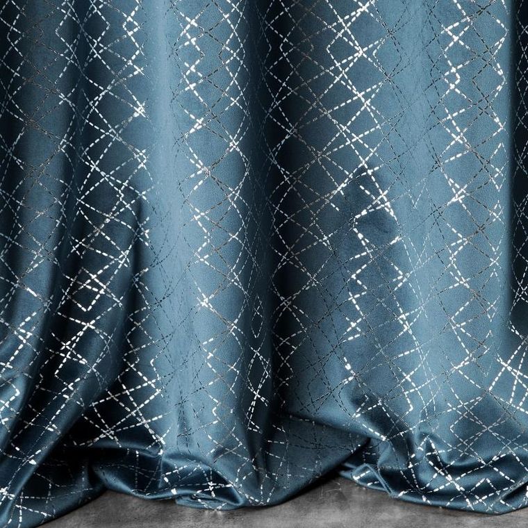 Eurofirany, zasłona gotowa, Moly, 140-250 cm, granatowy