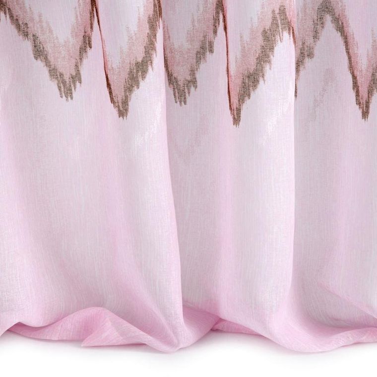 Eurofirany, zasłona gotowa, Nathalie, 140-250 cm, różowy