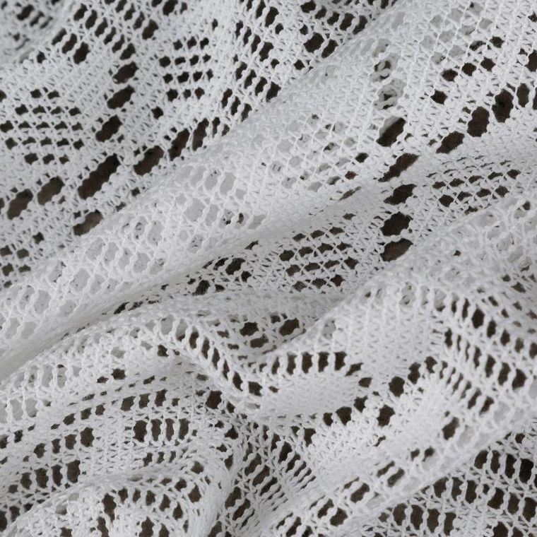 Eurofirany, zasłona gotowa, Nela, na taśmie 140-270 cm, kremowy