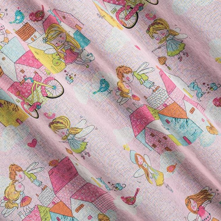 Eurofirany, zasłona gotowa, Polly, 140-250 cm, wielokolorowy