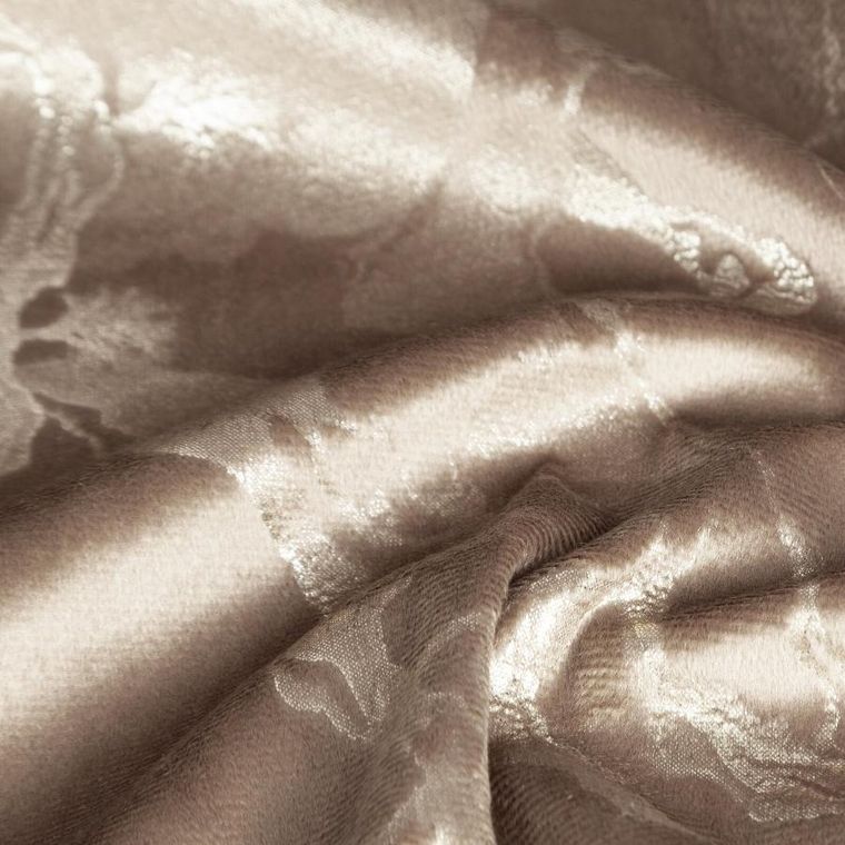 Eurofirany, zasłona gotowa, Raja, na taśmie, 140-270 cm, brązowy