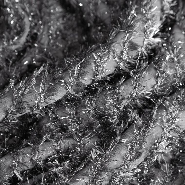 Eurofirany, zasłona gotowa, Selma, 135-250 cm, czarny