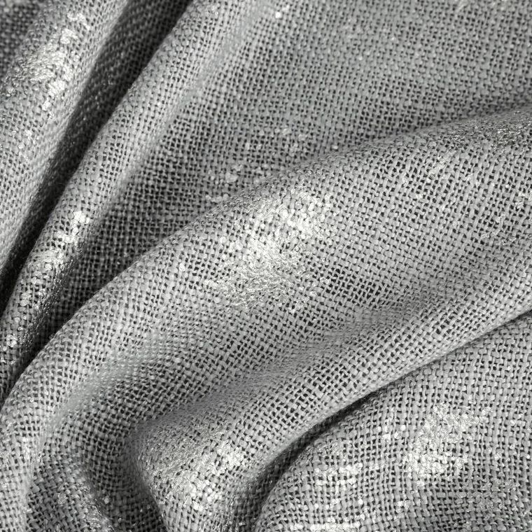 Eurofirany, zasłona gotowa, Solana, 140-250 cm, srebrny