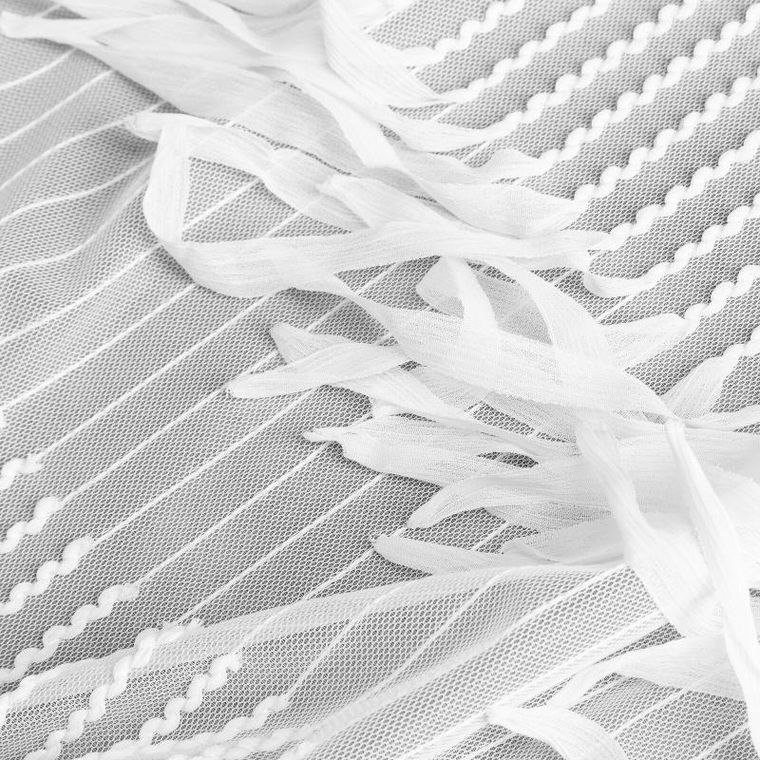 Eurofirany, zasłona gotowa, Sotera, 140-250 cm, biały