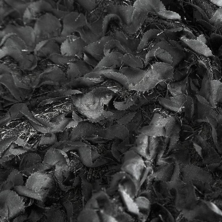 Eurofirany, zasłona gotowa, Tiffany, 135-250 cm, czarny