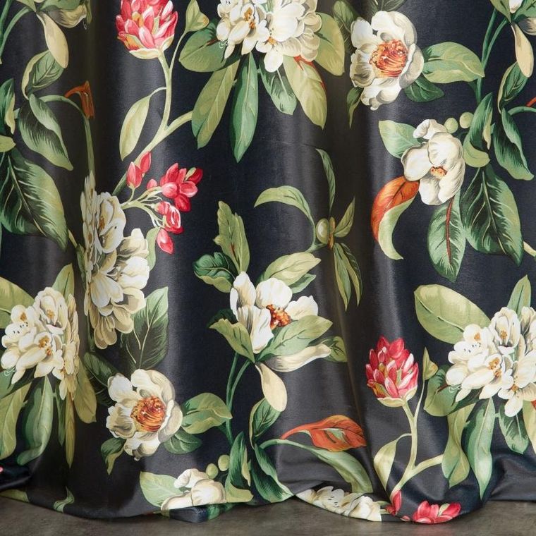 Eurofirany, zasłona zaciemniająca gotowa, Alea, 140-250 cm, czarny