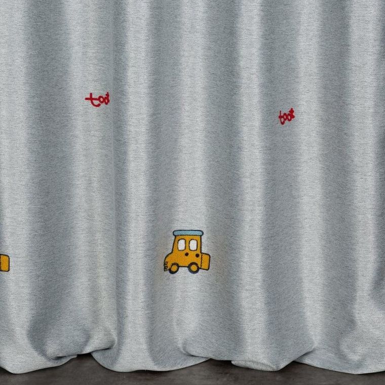 Eurofirany, zasłona zaciemniająca gotowa, Alvin, 140-250 cm, srebrny